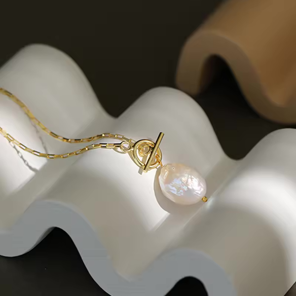 Guerdy Pearl Toggle Necklace