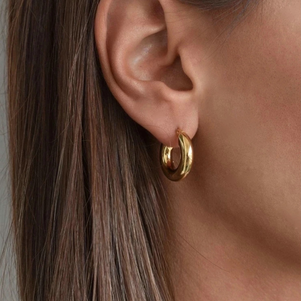 Hermana Gold Hoops