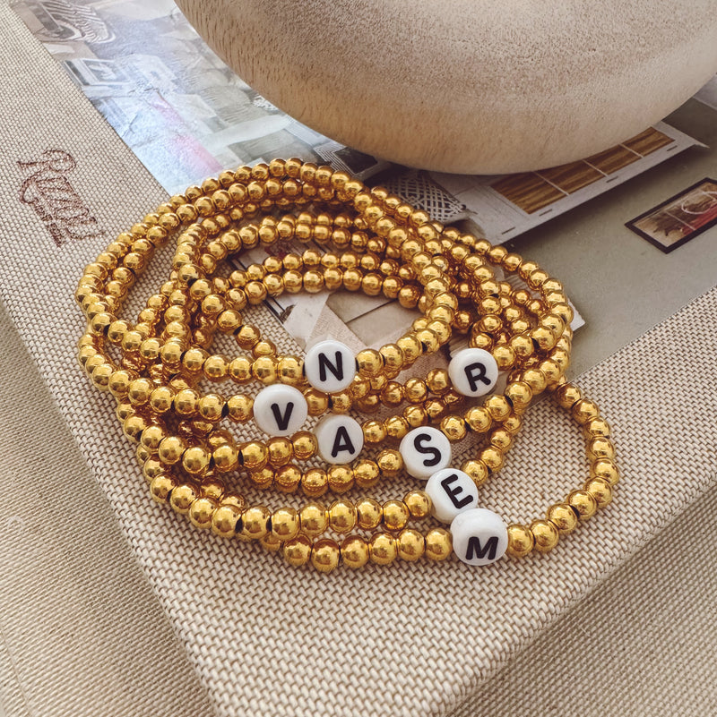 Initial Billie Beaded Bracelets