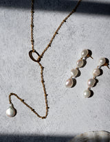Hey Pearl Drop Earrings - CELESTE SOL Jewelry 