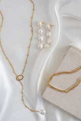 Hey Pearl Drop Earrings - CELESTE SOL Jewelry 