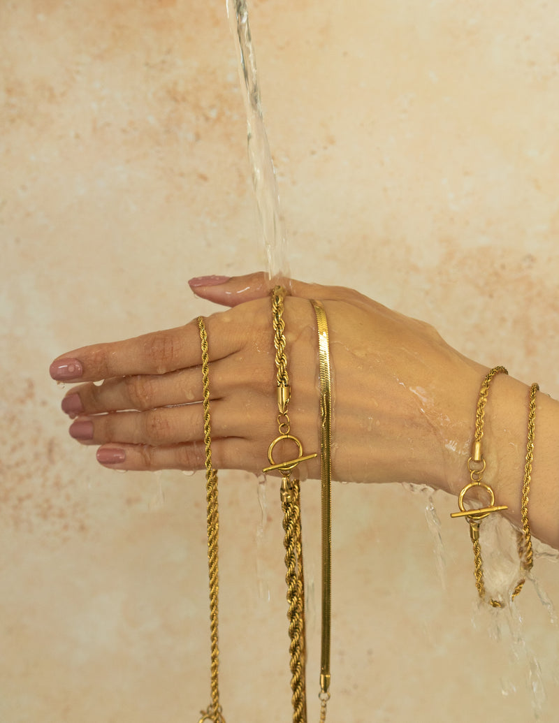 Liquid Gold Necklace - CELESTE SOL Jewelry 