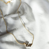 Leo Zodiac Nameplate Necklace - CELESTE SOL Jewelry 