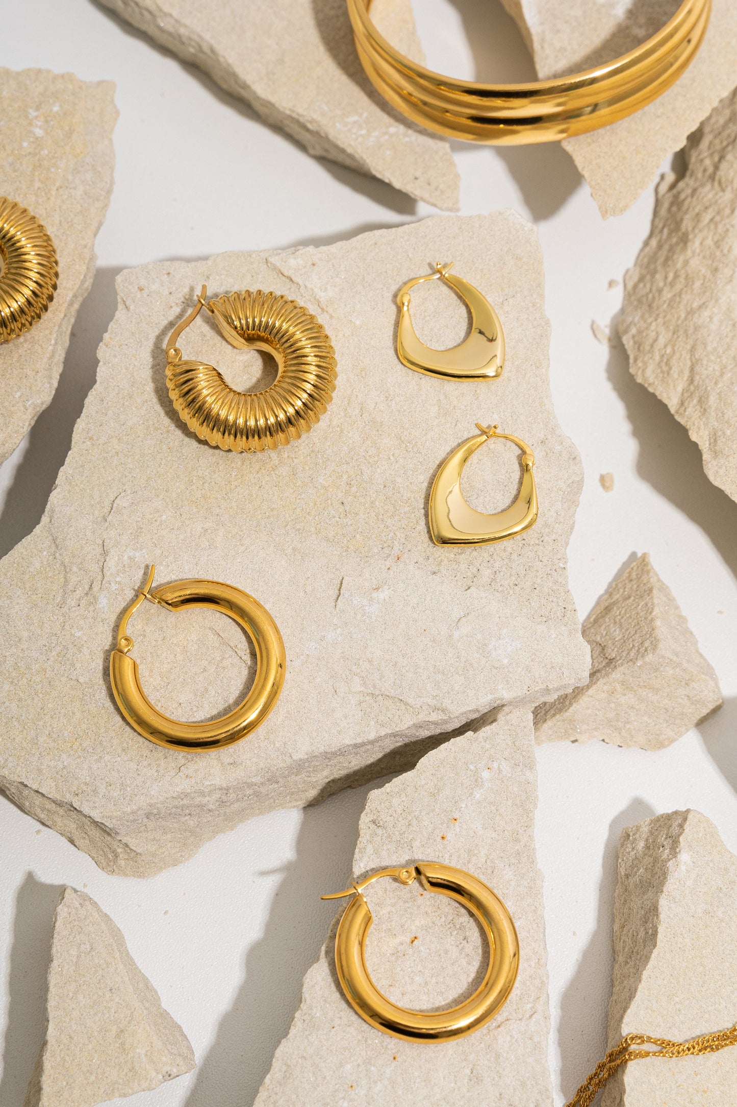 Hermana Gold Hoops