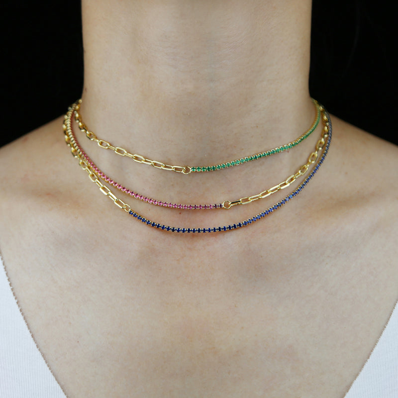 Cruise Mixed Chain Necklace