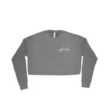 Cafecito Cropped Crew Fleece Sweatshirt - CELESTE SOL Jewelry 