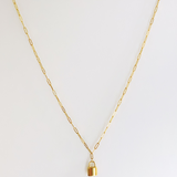 Patricia Padlock Pendant Wrap Necklace - CELESTE SOL Jewelry 